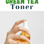 bottle of DIY green tea toner