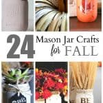 These cute mason jar craft ideas are sure to please. You'll never run out of fall decor ideas with these mason jar fall decorating crafts. #masonjarcrafts #diy #falldecor #fall #craft