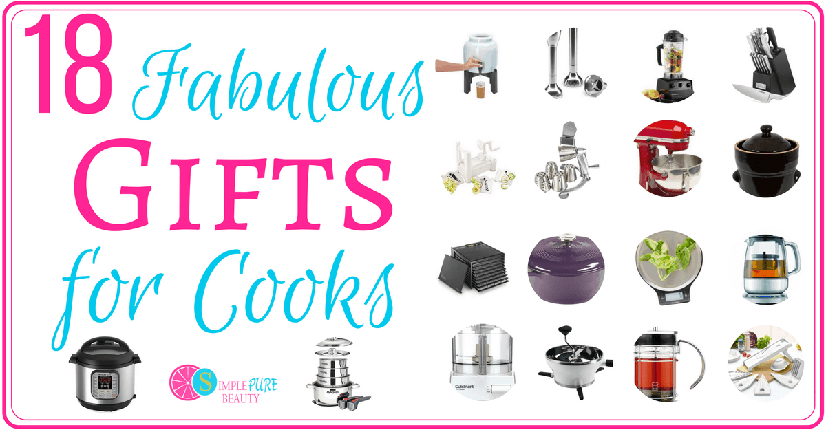 Need some gift ideas for the cook in your family? Look no further! Check out these fabulous gifts that will save your cook tons of time and energy in the kitchen!