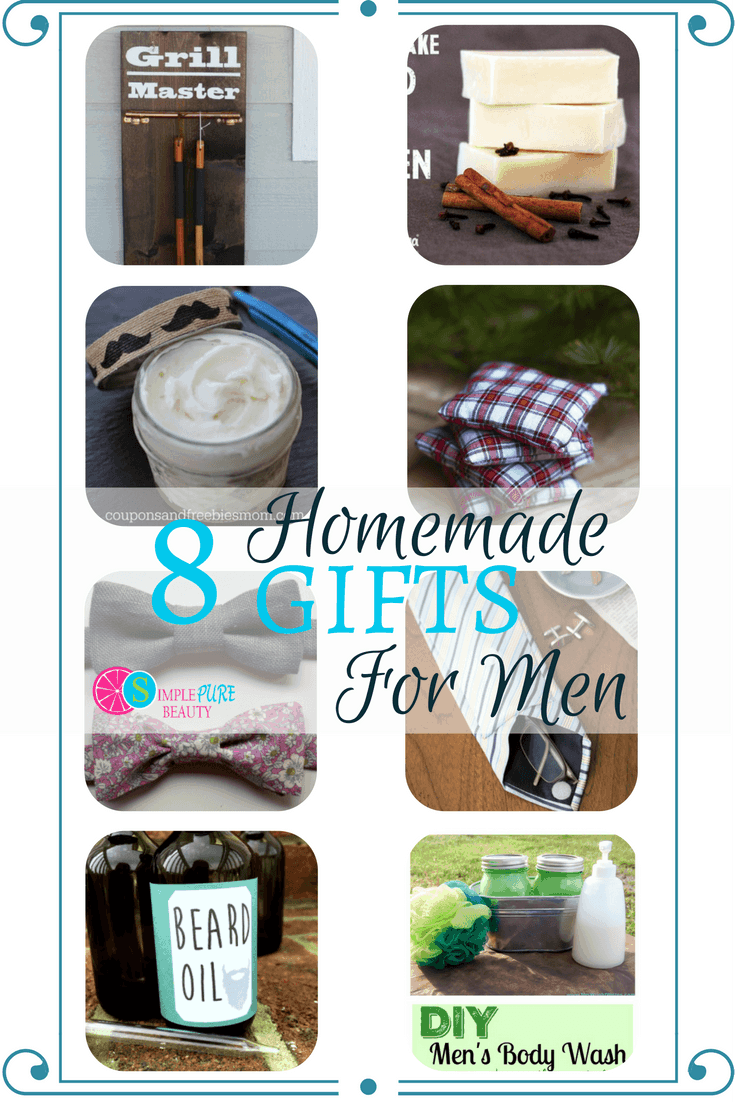 Be the star of the holiday season with these homemade gifts for men. Whether an expert at DIY or new to the scene, here are some quick and easy gift ideas.