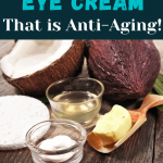 Ingredients to make DIY eye cream