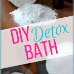 DIY detox bath... not only relaxing, a long soak can be so healthy for your body. Try out an all-natural detox with some simple ingredients you likely already have! #detox #bathsoak #bath #diy #homemade #essentialoils