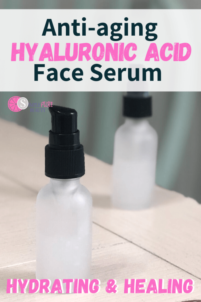 bottles of diy hyaluronic acid serum