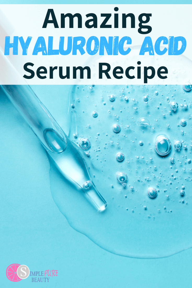 bottle of hyaluronic acid serum