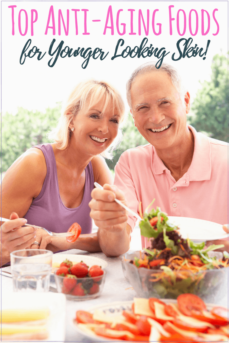 Top Anti-aging Foods for Younger Looking Skin #antiaging #organic #healthyskin #skincaretips #beautyhacks
