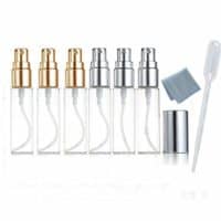  Mini Fine Mist Clear 10ml Atomizer Glass Bottle 