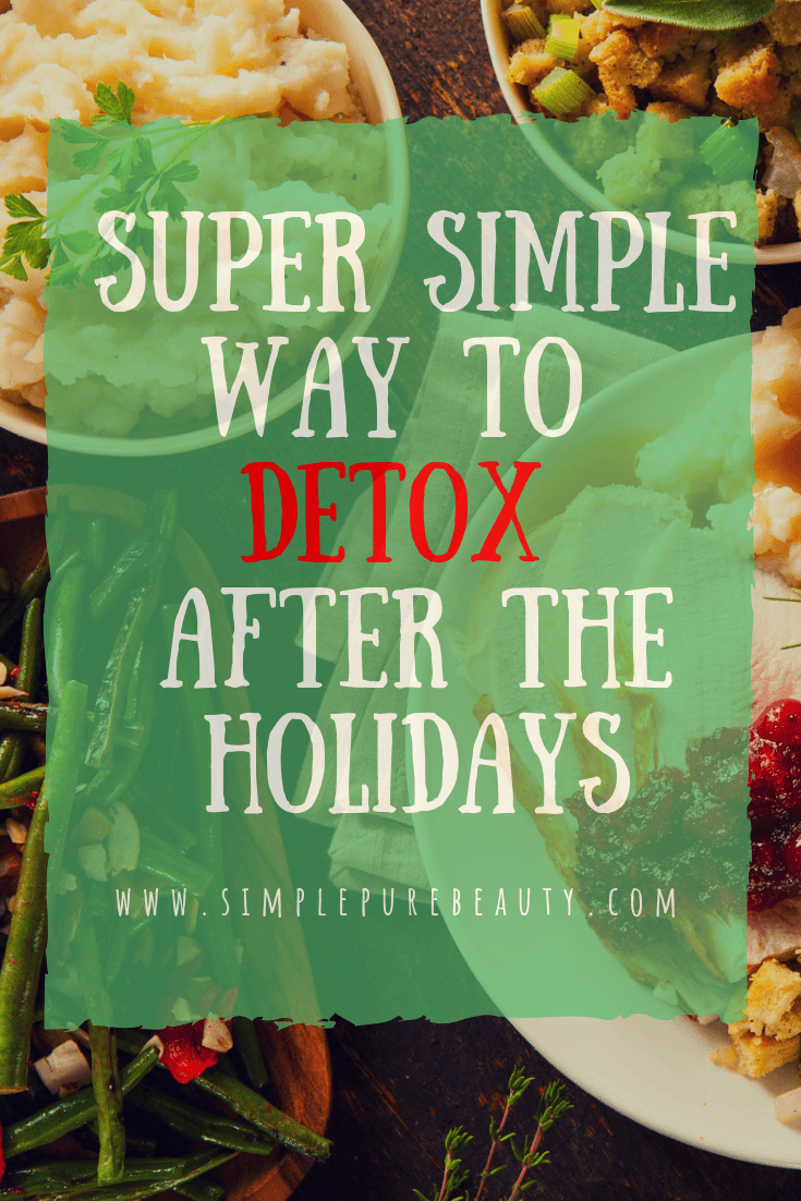 Worried about all the goodies and sweets that you may consume this holiday season? Rest easy knowing that there is a super simple way to detox once the holidays are over and done!