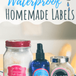 Want to learn how to make waterproof labels for your bottles and jars? You work really hard on your DIY recipes.&nbsp; Whether you're making sugar scrubs, bath soaks or room sprays, you want them to look pretty and stay that way. That's why a cute waterproof label is a must! #diy #labels #waterproof