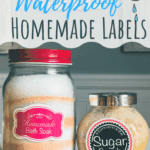 Want to learn how to make waterproof labels for your bottles and jars? You work really hard on your DIY recipes.&nbsp; Whether you're making sugar scrubs, bath soaks or room sprays, you want them to look pretty and stay that way. That's why a cute waterproof label is a must! #diy #labels #waterproof