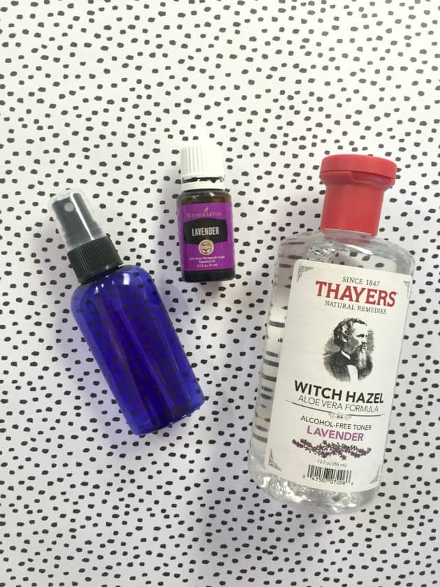A simple combination of alcohol-free Thayer's witch hazel and lavender essential oils creates a face toner that is nice, simple and refreshing. One helpful tip? Make certain that the products that you are using are alcohol-free because otherwise, alcohol is an ingredient that can cause your skin to actually become dry.&nbsp; #toner #essentialoils #diy