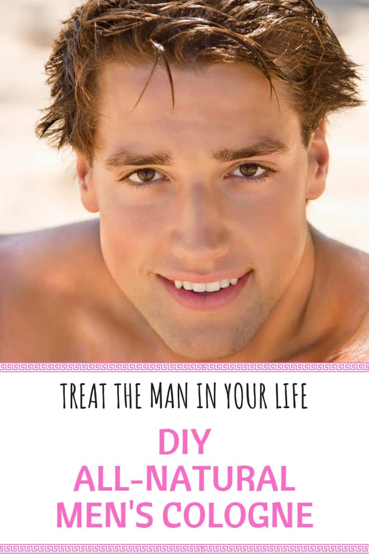 Looking for an all natural men's cologne to keep your man smelling great? You'll love this recipe using essential oils!&nbsp;#natural #DIY #menscologne #essentialoils #homemade