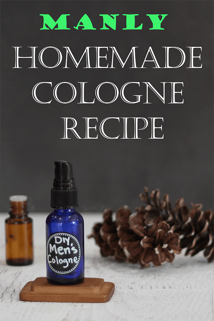 Looking for an all natural men's cologne to keep your man smelling great? You'll love this recipe using essential oils!&nbsp;#natural #DIY #menscologne #essentialoils #homemade