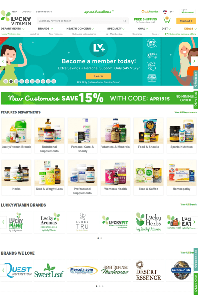 Lucky Vitamin Membership Benefits