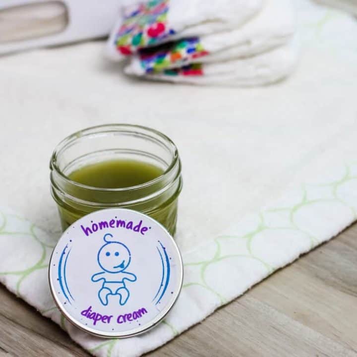 Baby Diaper Rash Cream with Calendula and Lavender