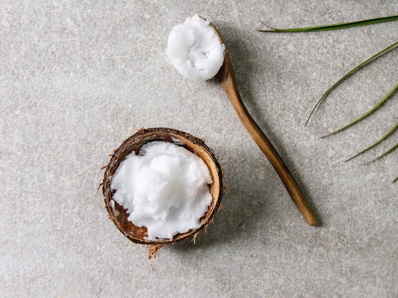 Bowl of Babassu Oil for skin