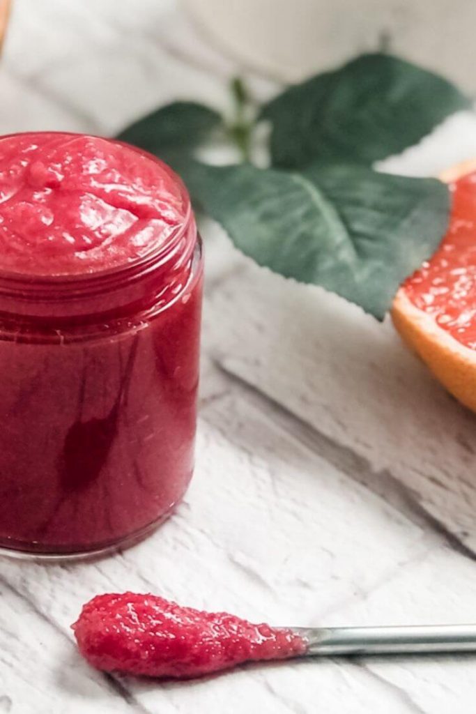 DIY Grapefruit Emulsified Sugar Scrub