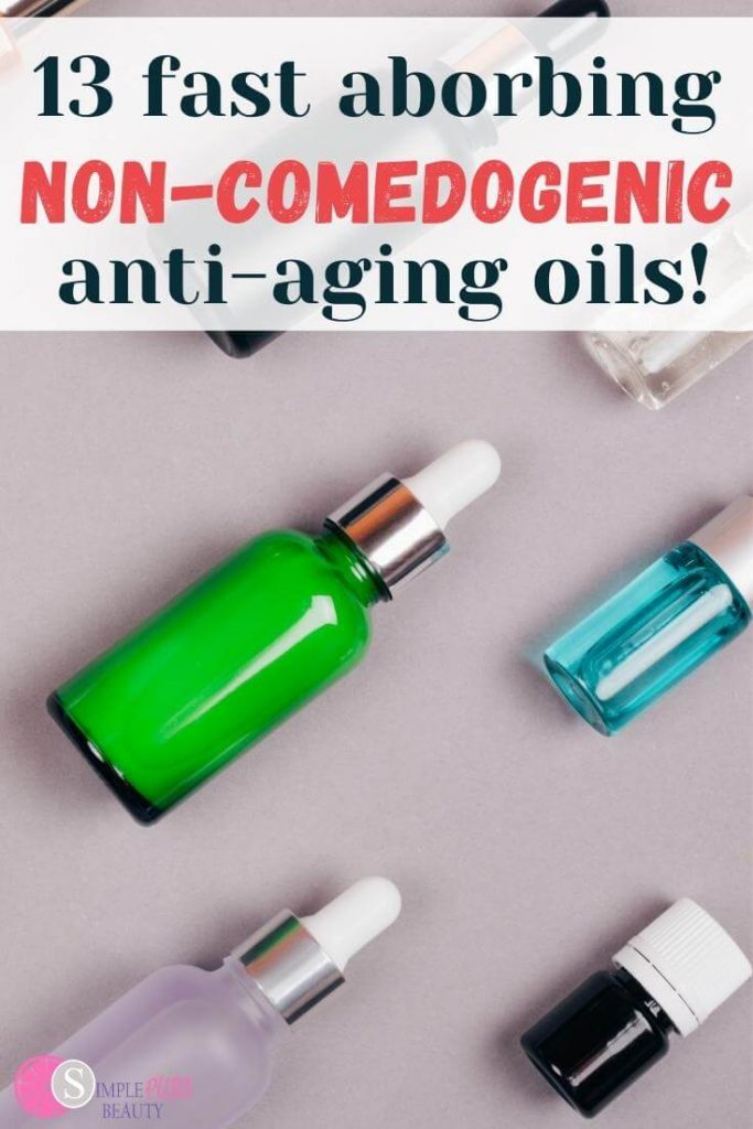 bottles of fast absorbing, non-greasy carrier oils