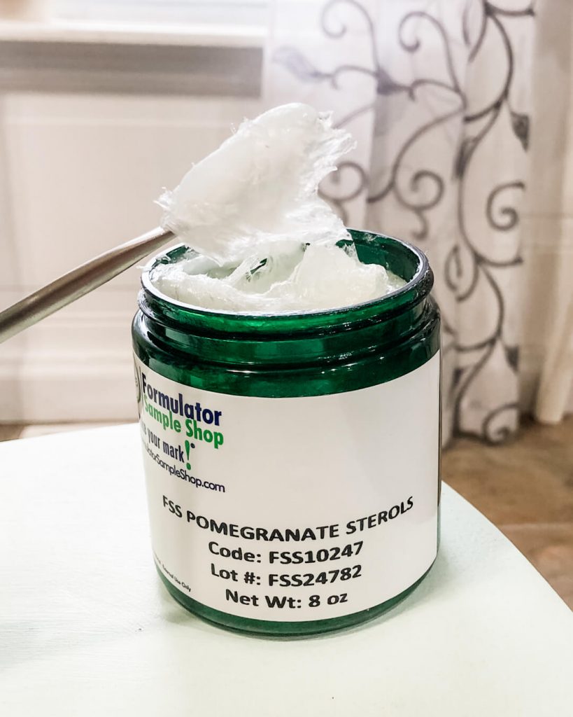 jar of pomegranate sterols