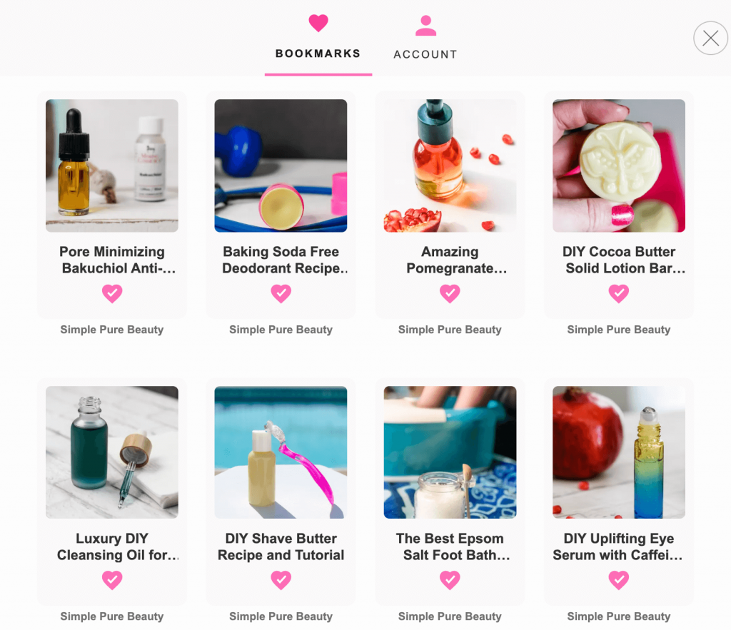 Simple Pure Beauty Grow Bookmarks